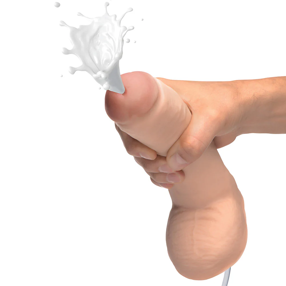 10 Inch Realistic Dual Density Squirting Dildo - Image 3