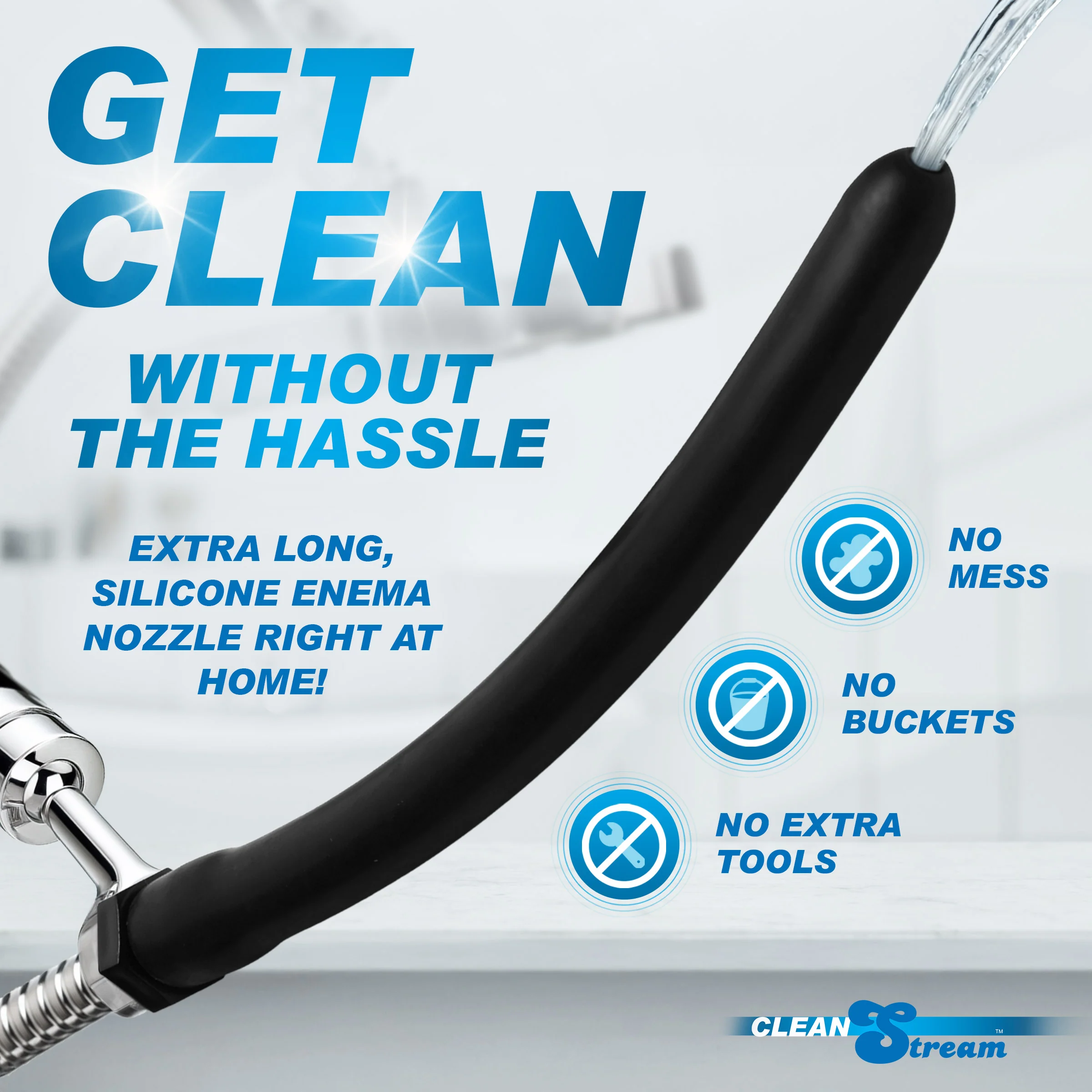 CleanStream 10 Inch Silicone Nozzle Attachment - Image 3