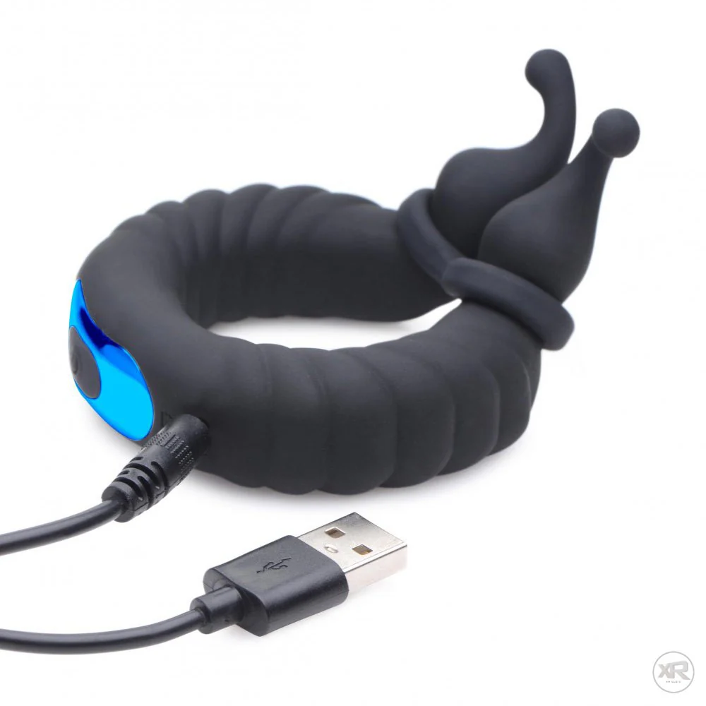 10X Cobra Dual Stimulation Silicone Cock Ring - Image 6