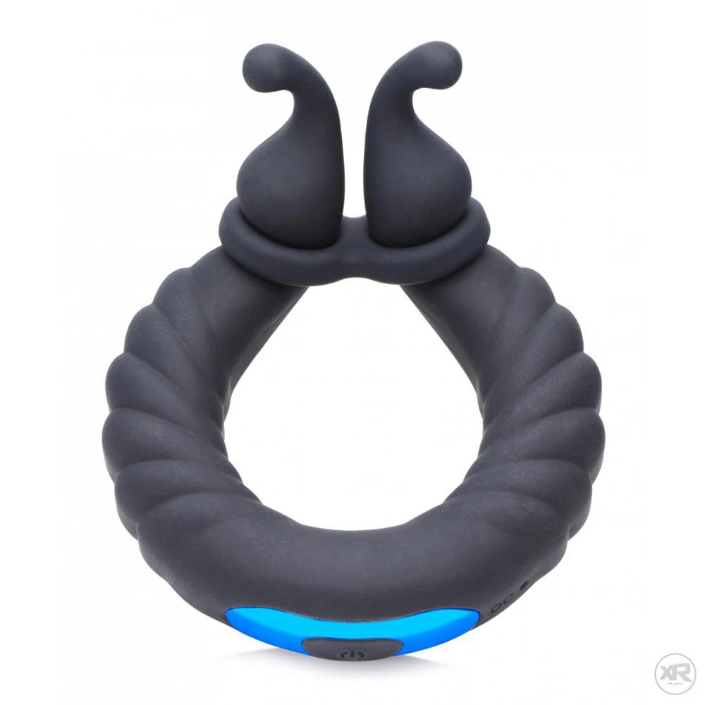 10X Cobra Dual Stimulation Silicone Cock Ring - Image 7