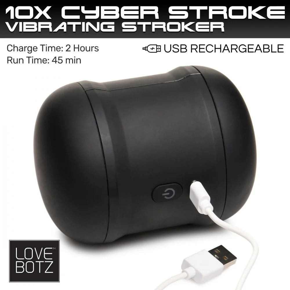 10X Cyber Stroke Vibrating Masturbator - Image 5