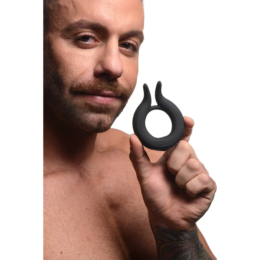 10X Dual Stim Silicone Cock Ring - Image 3