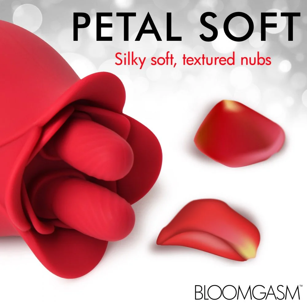10X Fondle Massaging Rose Silicone Clit Stimulators - Image 10