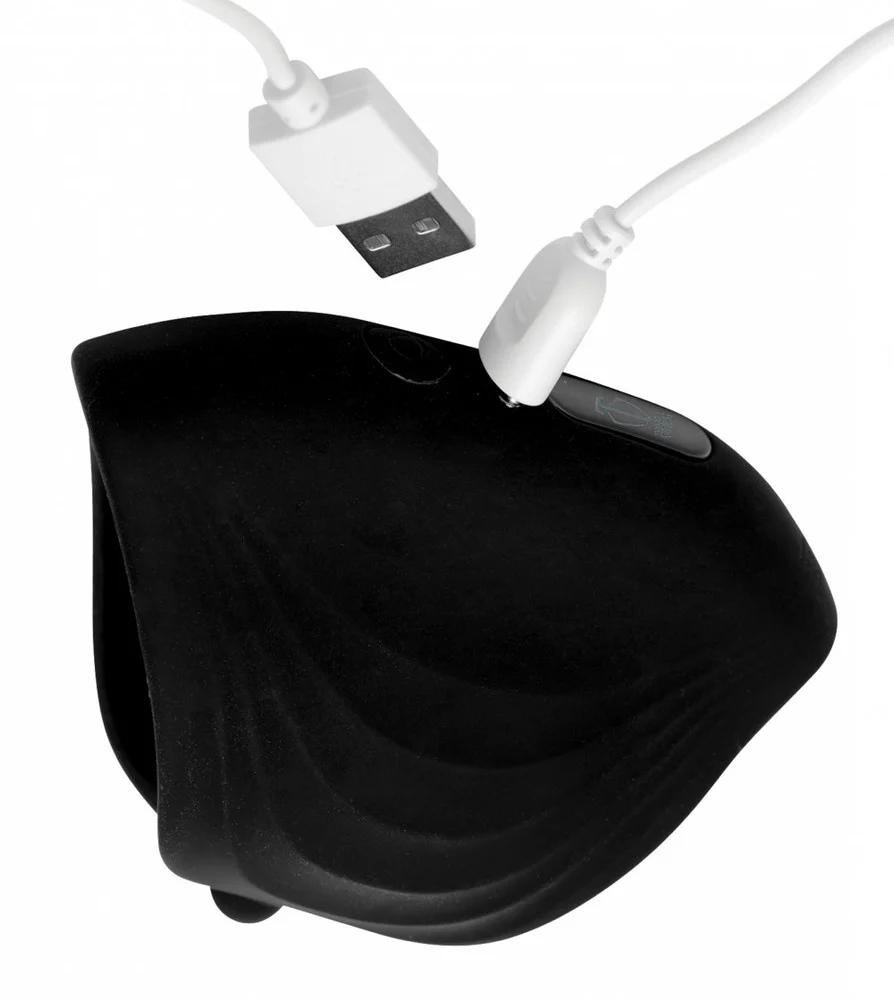 10X Pleasure Stroke Vibrating Silicone Penis Sleeve - Image 7