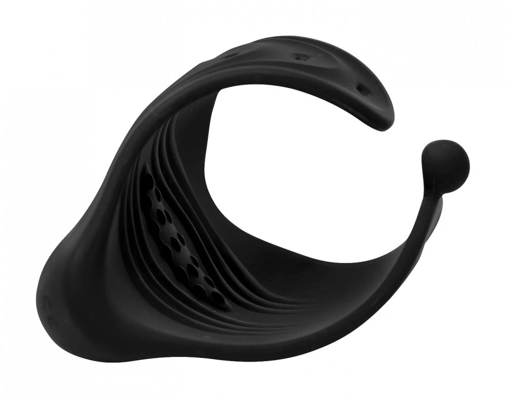 10X Pleasure Stroke Vibrating Silicone Penis Sleeve - Image 8