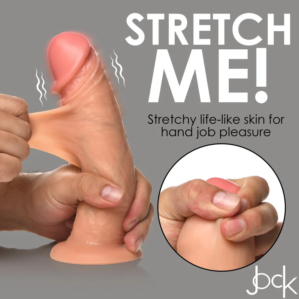 10X Real Skin 8 inch Vibrating Dildo - Image 9
