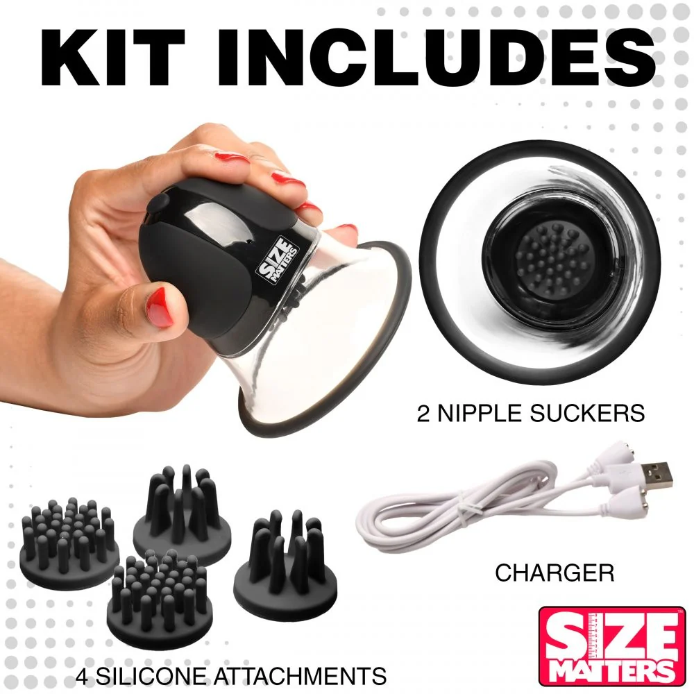 10X Rotating Nipple Suckers with 4 Attachments - Image 9
