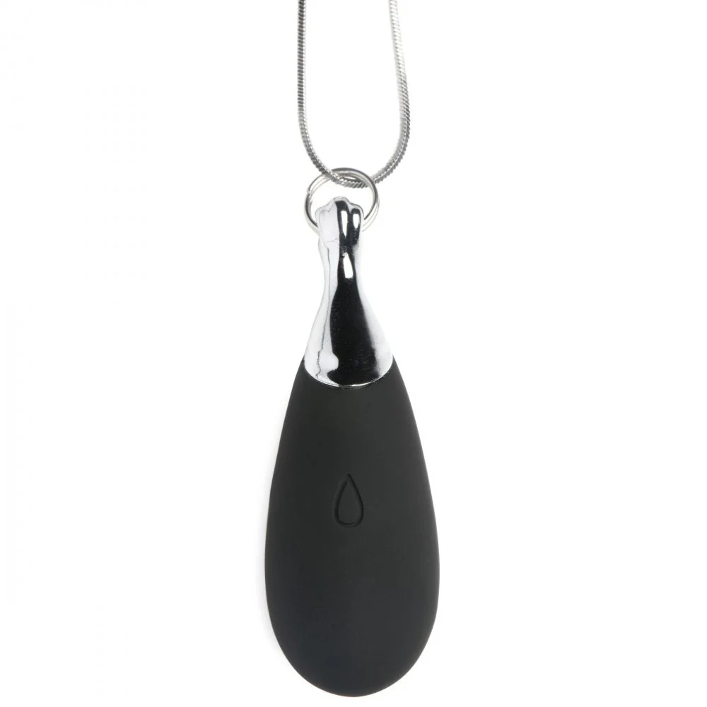 10X Vibrating Silicone Teardrop Necklace - Image 3