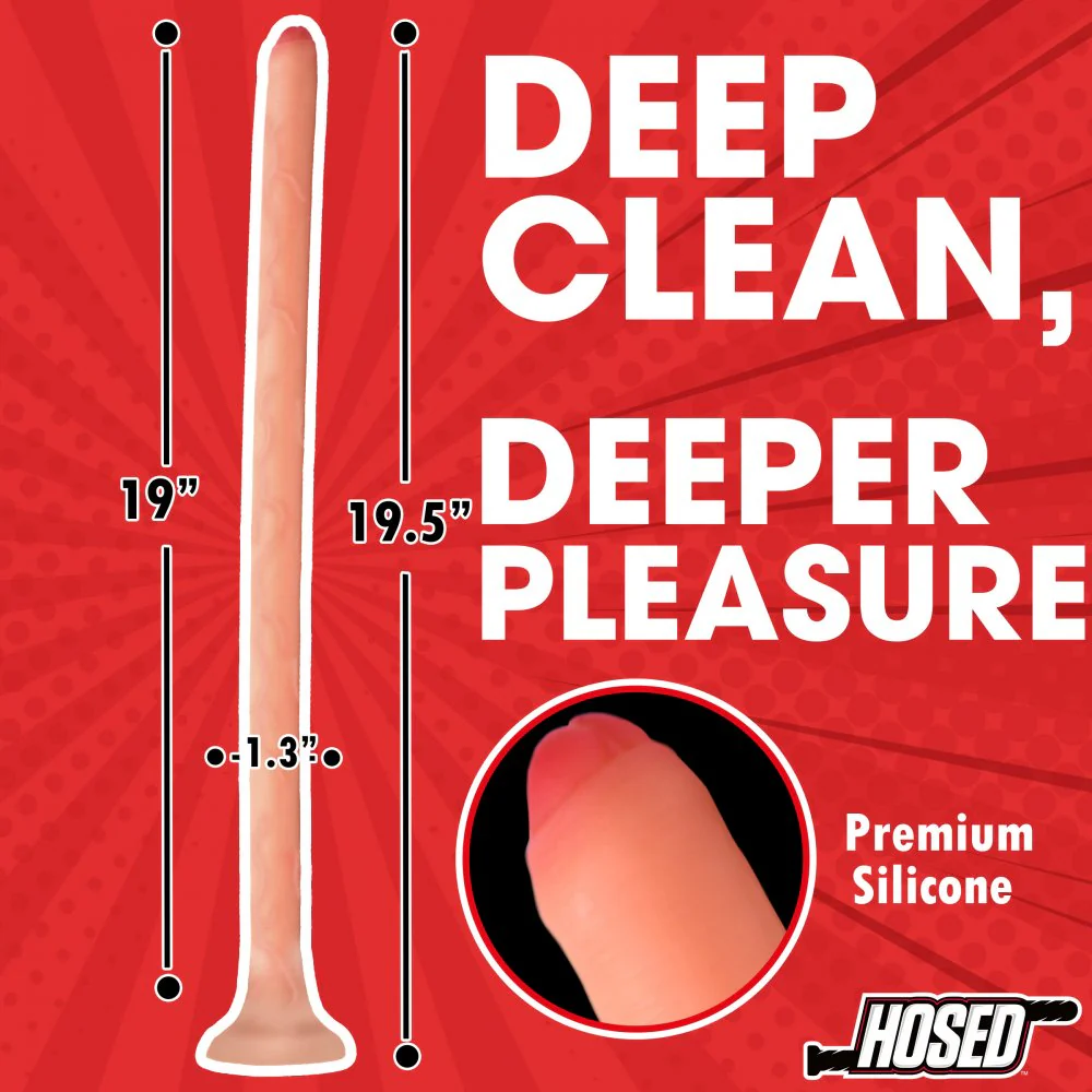 19" Slim Silicone Enema Hose - Image 3
