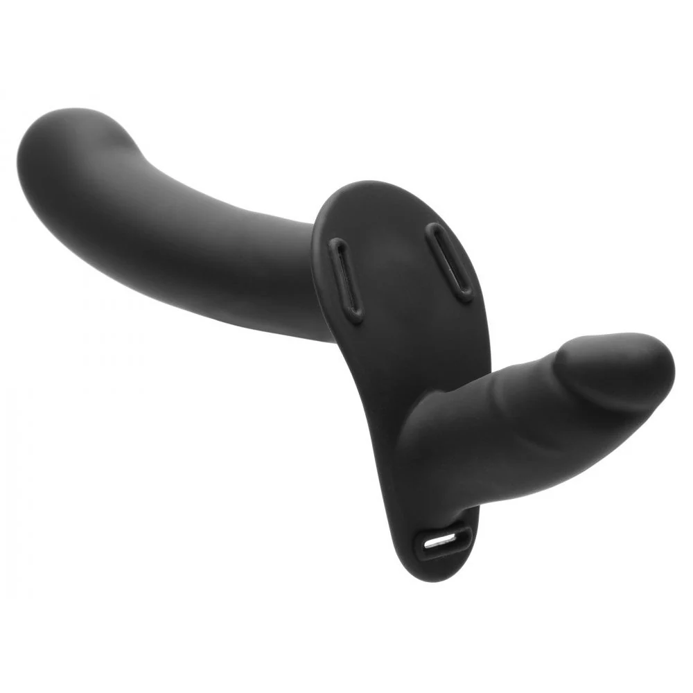 28X Double Diva 1.5 Inch Double Dildo with Harness and Remote Control - Image 5
