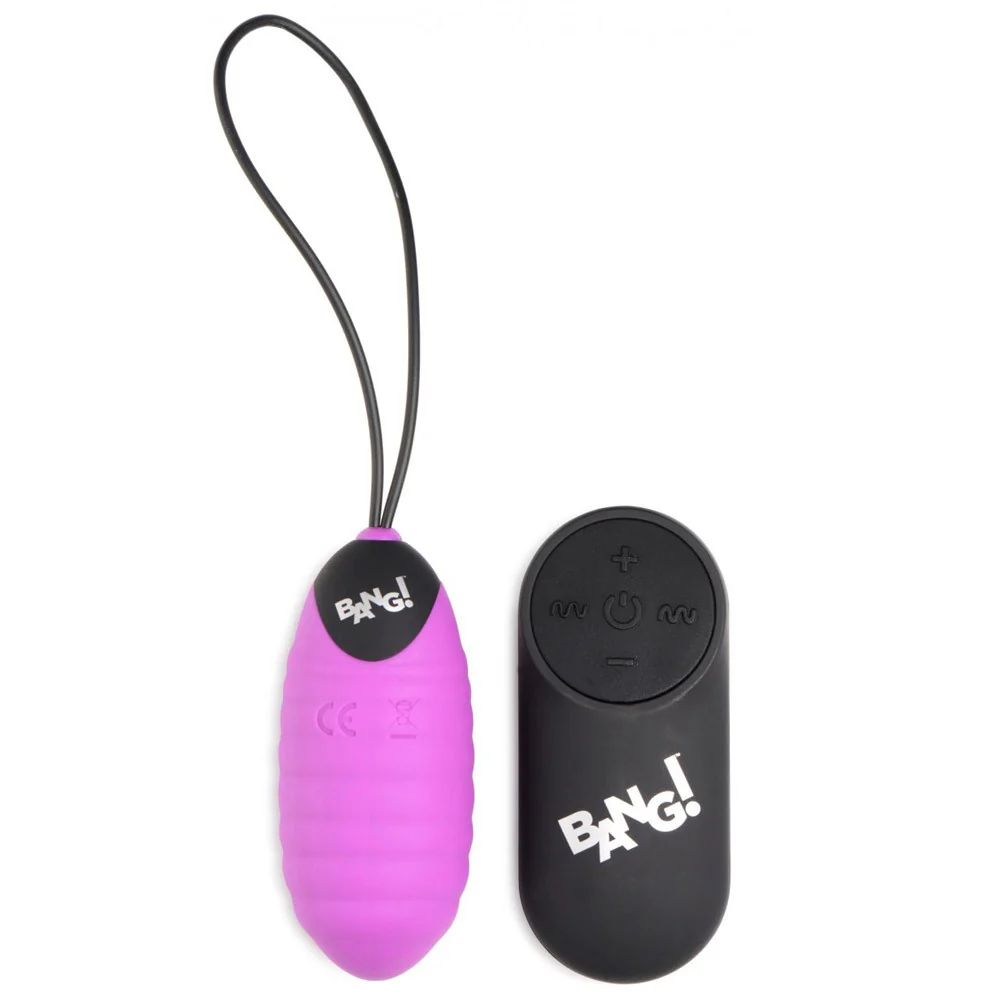 28X Nubbed Silicone Vibrating Egg with Remote Control - Image 4