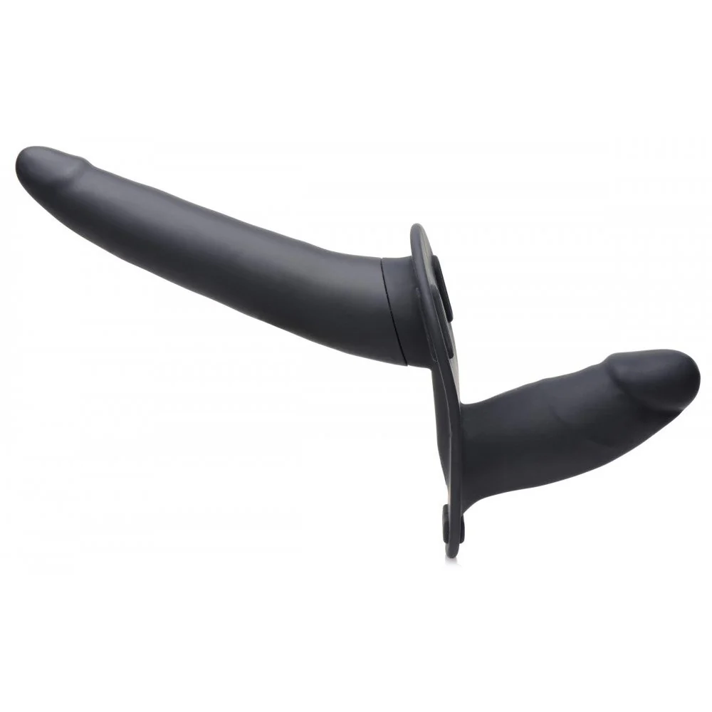 28X Power Pegger Beginner Vibrating Double Dildo with Harness and Remote - Image 3