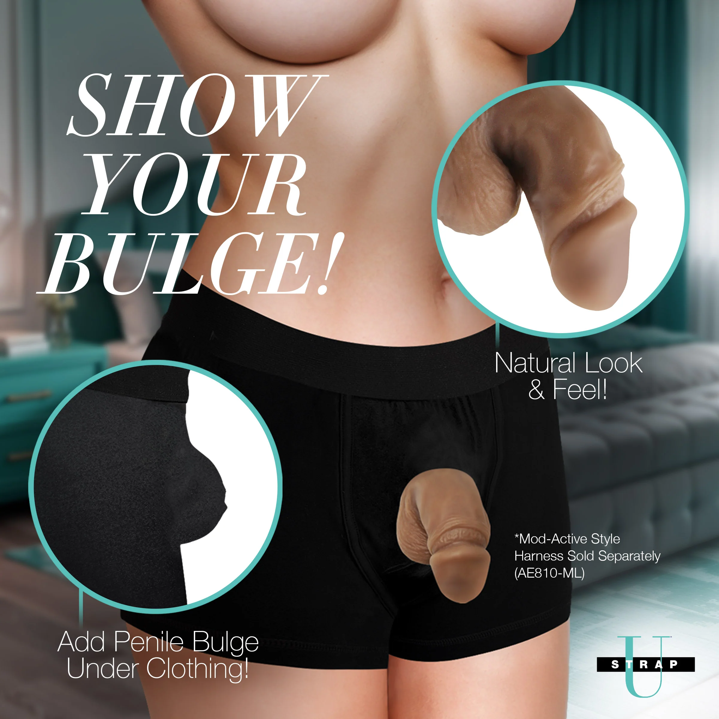 3.6" Silicone Packer Dildo - Image 2