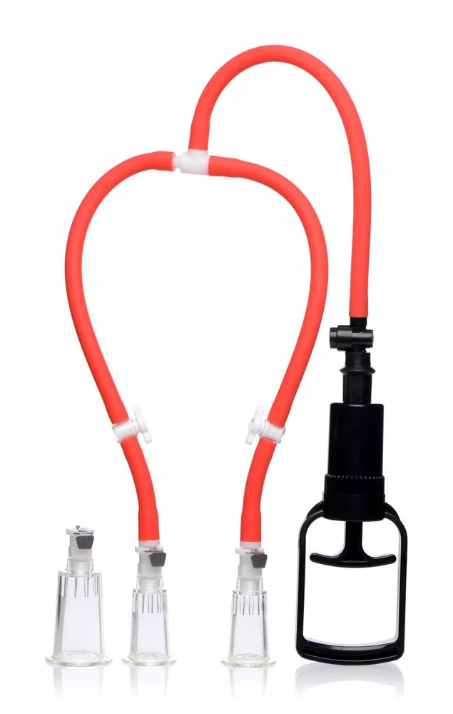 3-Way Suck Her Nipple and Clit Pump System - Image 6