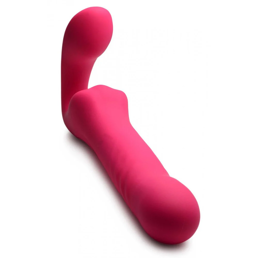 30X Thrusting and Vibrating Strapless Strap-On With Remote Control - Image 8