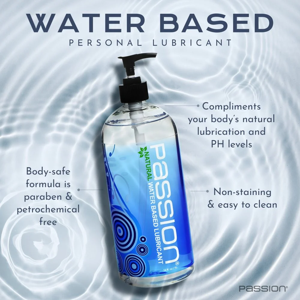 34oz Passion Natural Water-Based Lubricant - Image 2