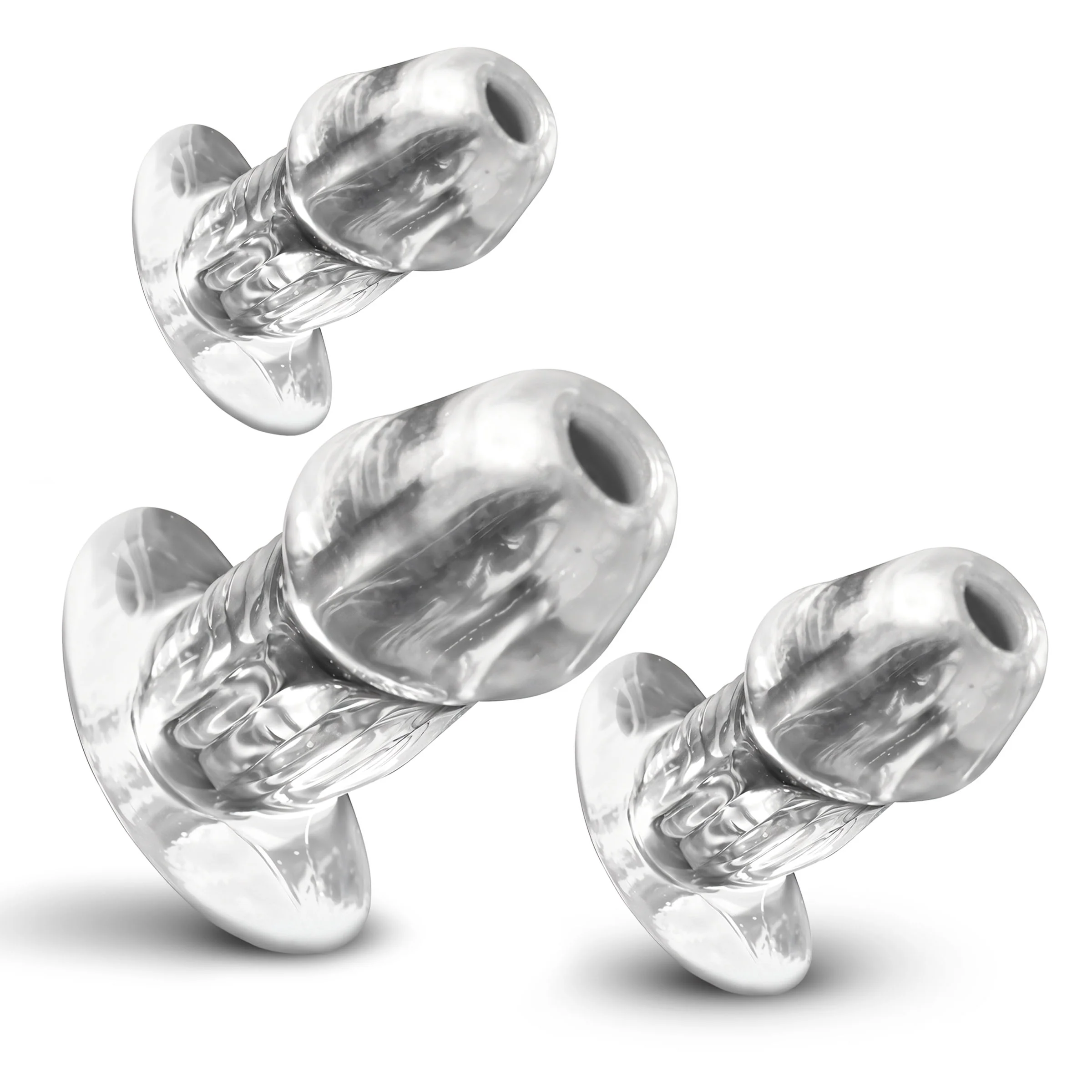 3pc Dicked Clear Hollow Anal Trainer Set - Image 7