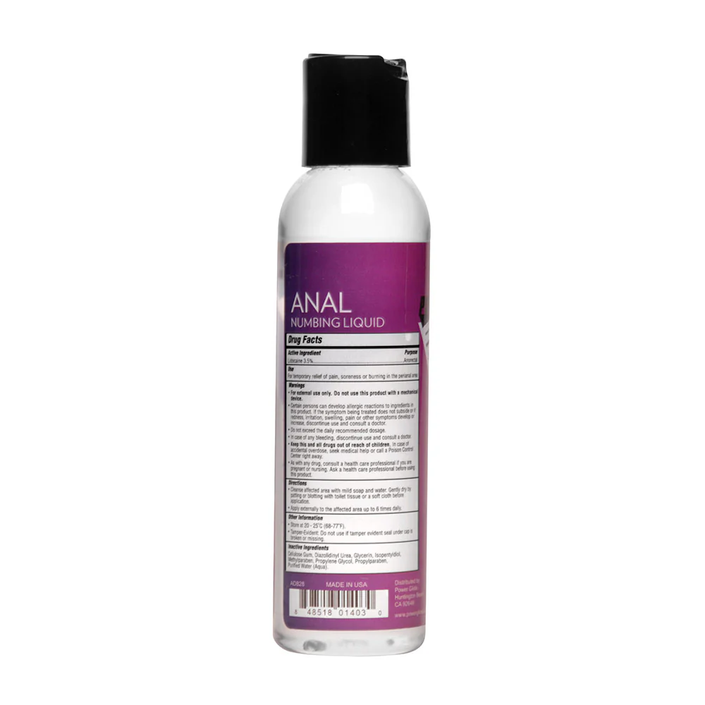 4oz Power Glide Anal Numbing Lube - Image 2