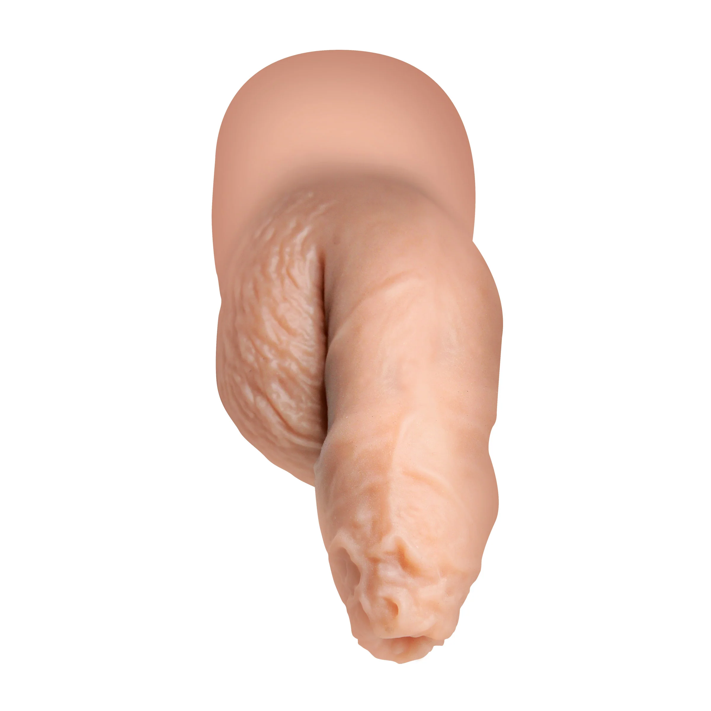 5.1" Uncut Silicone Packer Dildo - Image 5