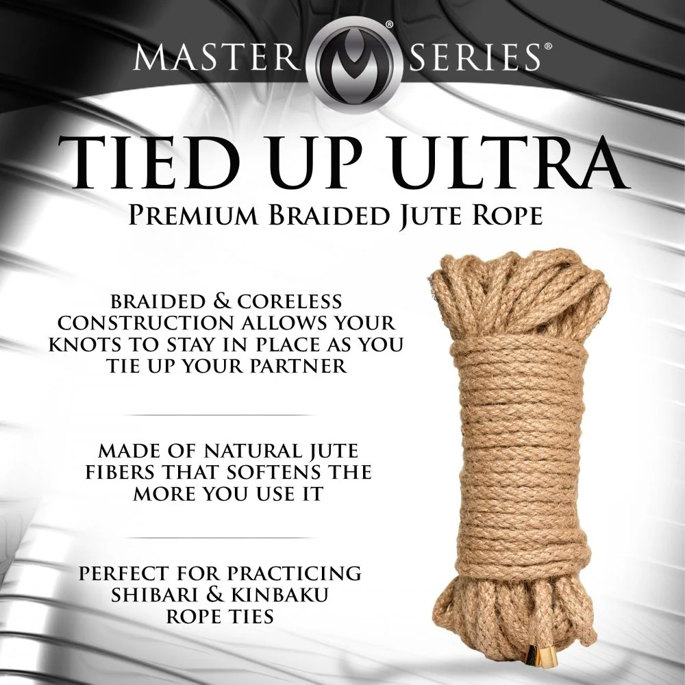 50ft Premium Braided Jute Bondage Rope - Image 2
