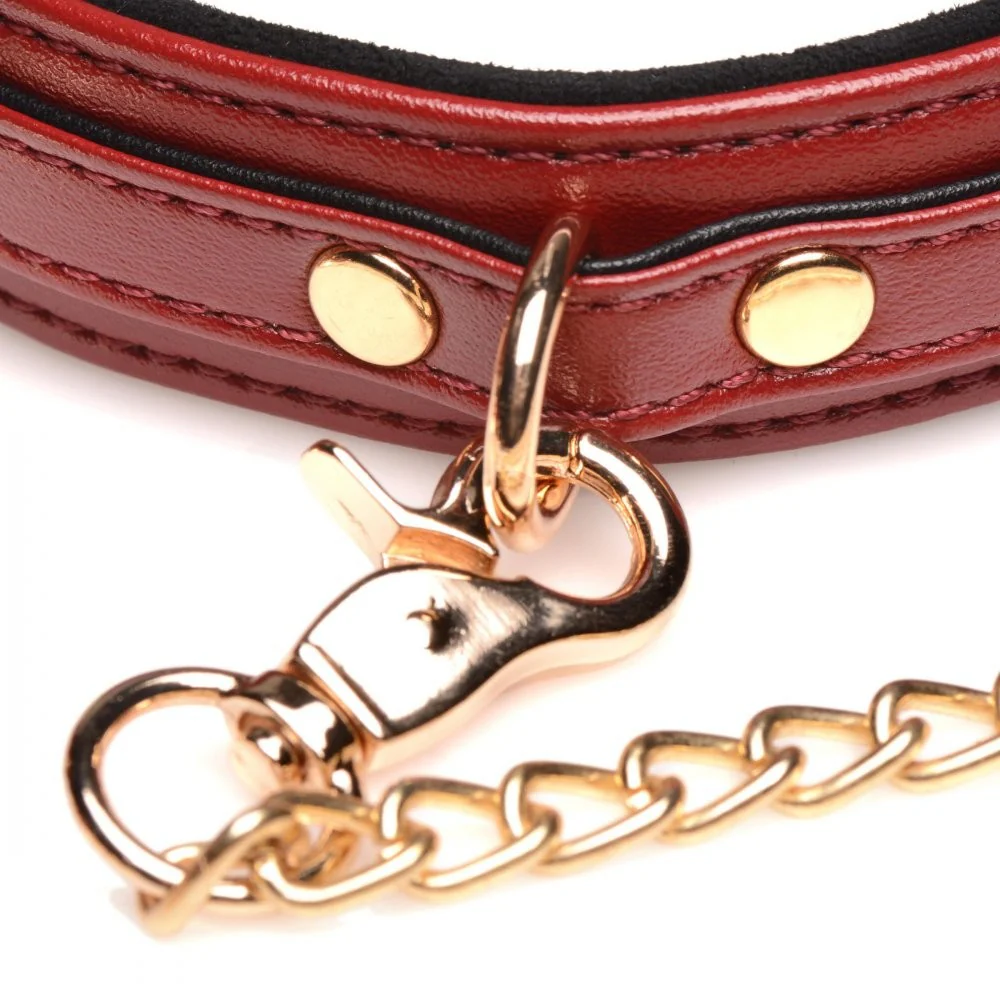 6 Piece Burgundy Bondage Set - Image 12