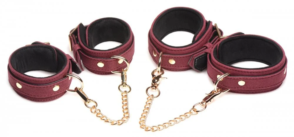 6 Piece Velvet Bondage Set - Image 11