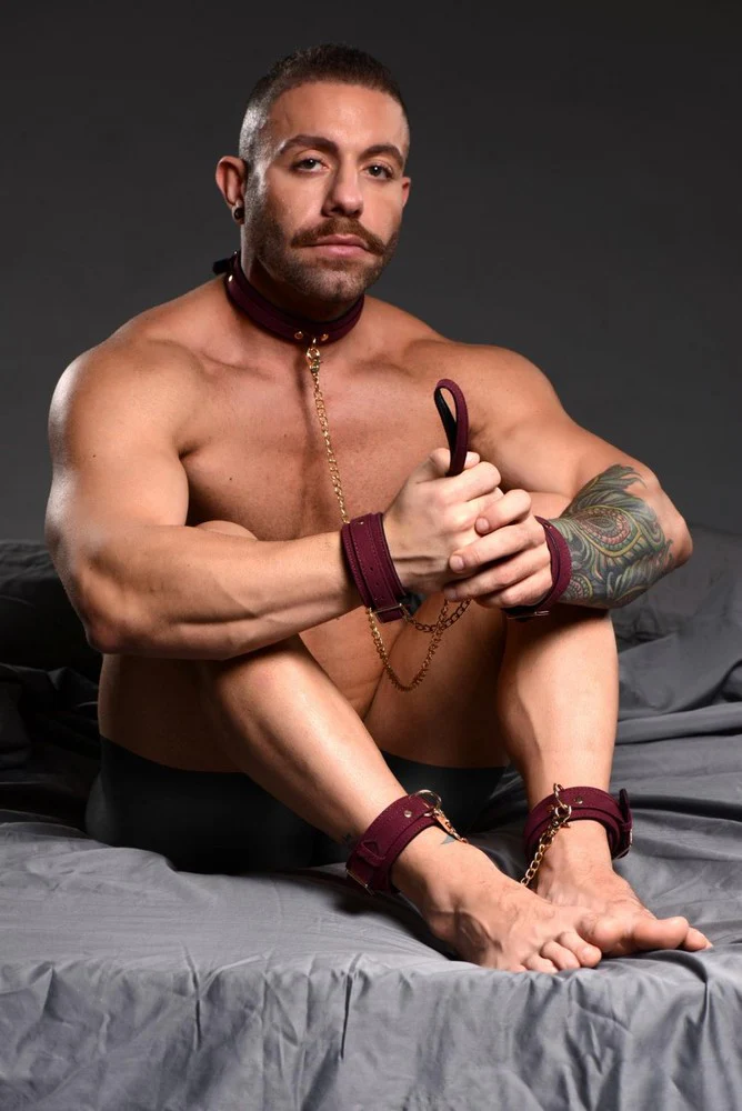 6 Piece Velvet Bondage Set - Image 4