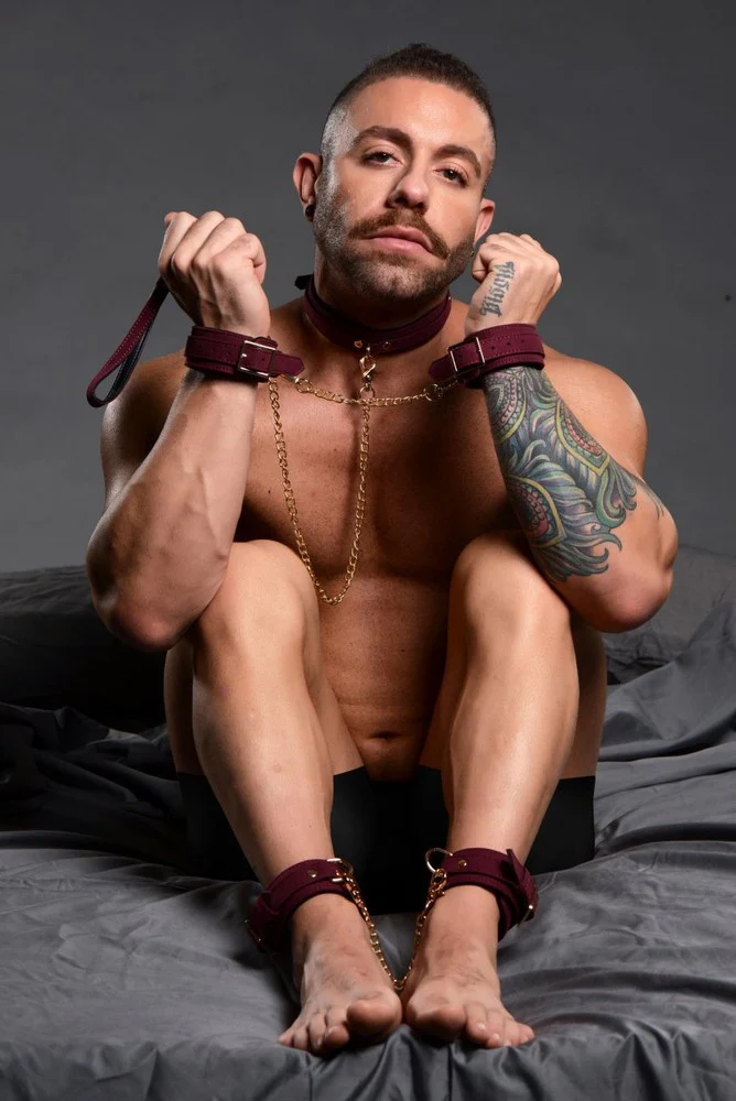 6 Piece Velvet Bondage Set - Image 8