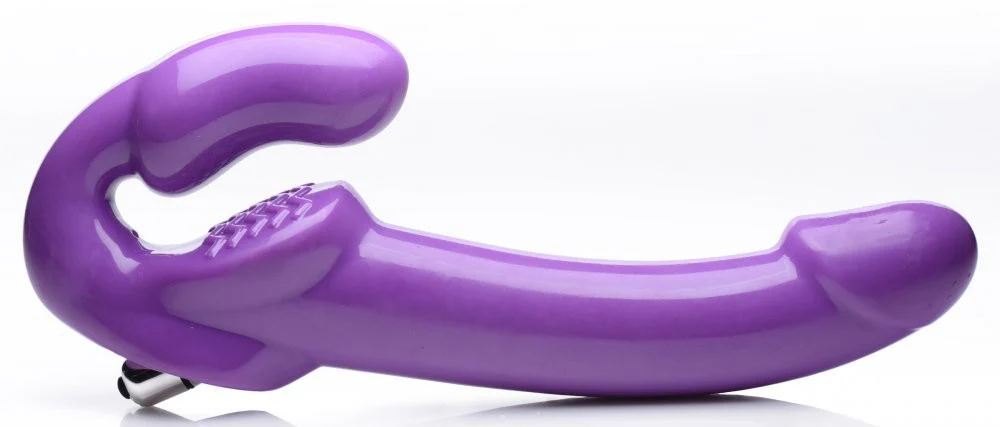 7X Revolver 2 Inch Thick Vibrating Strapless Strap-on - Image 3