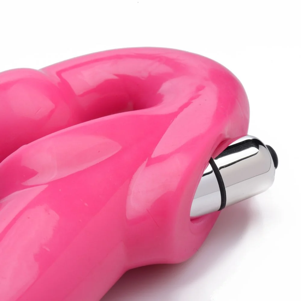 7X Revolver Slim 8 inch Vibrating Strapless Strap-on - Image 3