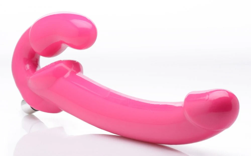 7X Revolver Slim 8 inch Vibrating Strapless Strap-on - Image 7