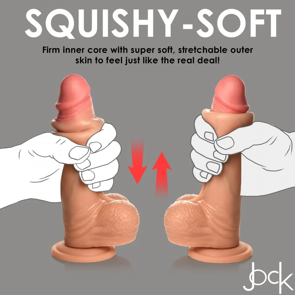 8 Inch Real Skin Silicone Dildo with Balls - Image 10