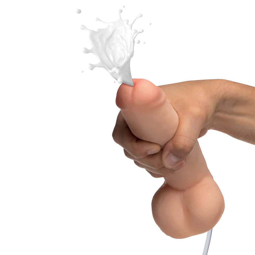 8 Inch Realistic Dual Density Squirting Dildo - Image 5