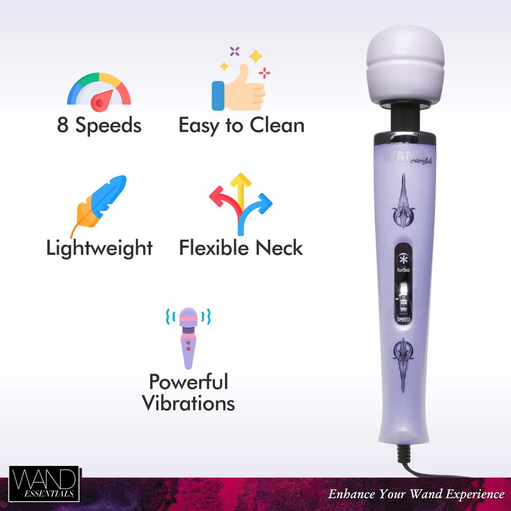 8-Speed Turbo Pearl Wand Massager - Image 5