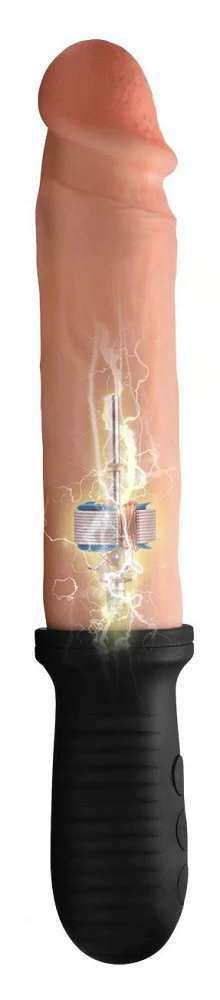 8X Auto Pounder Vibrating and Thrusting Dildo with Handle - Image 4