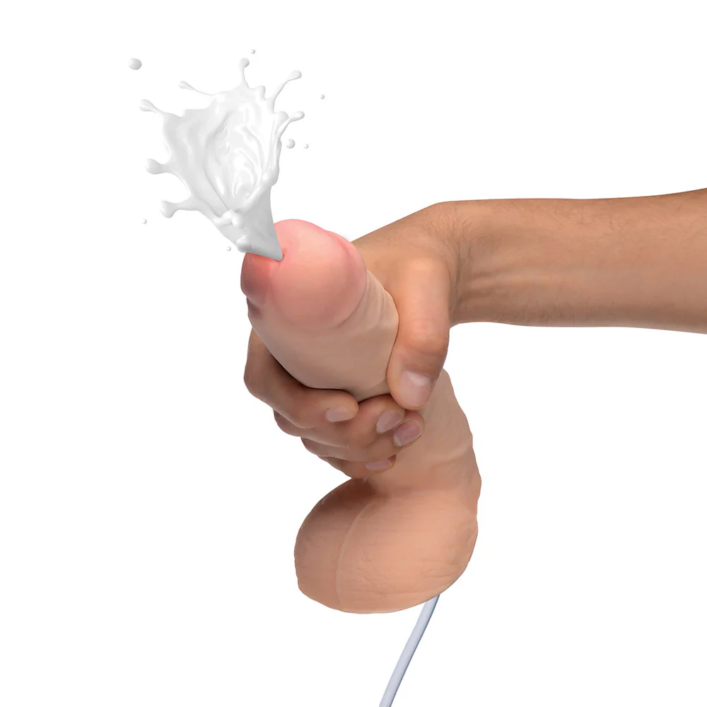 9 Inch Realistic Dual Density Squirting Dildo - Image 3