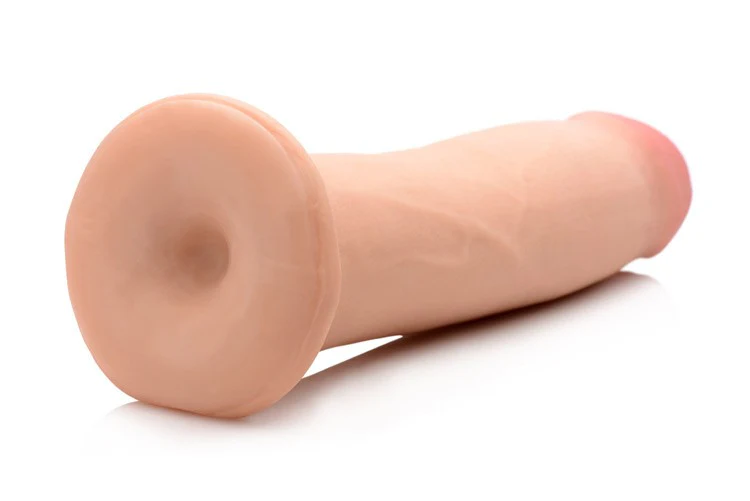 9 Inch Ultra Real Dual Layer Suction Cup Dildo without Balls - Image 4