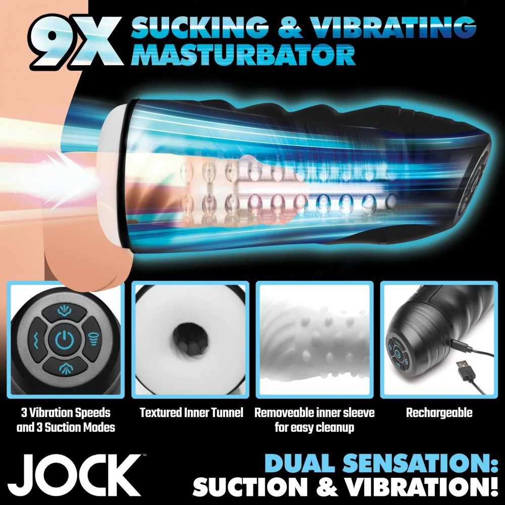 9X Sucking and Vibrating Masturbator - Image 7