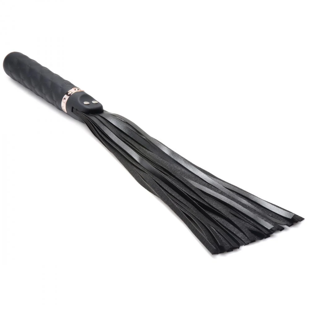 9X Vibrating Silicone Dildo Flogger - Image 7