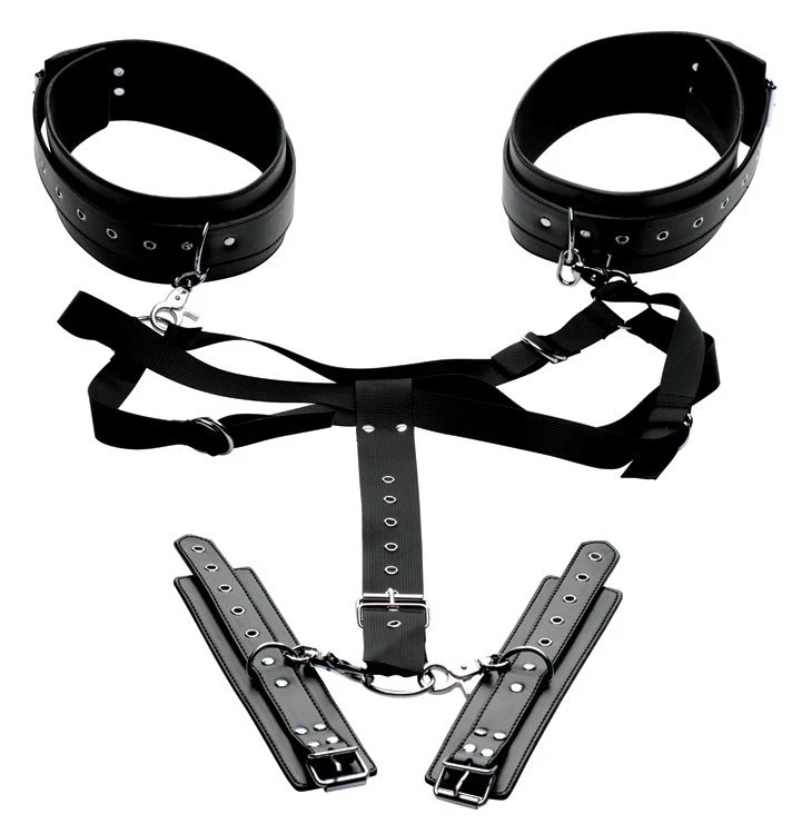 Acquire Easy Access Thigh Harness with Wrist Cuffs - Image 4