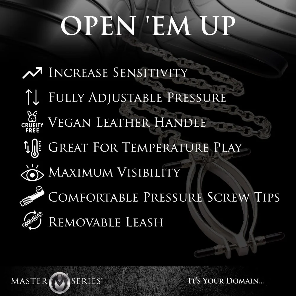 Adjustable Pussy Clamp with Leash - Image 5