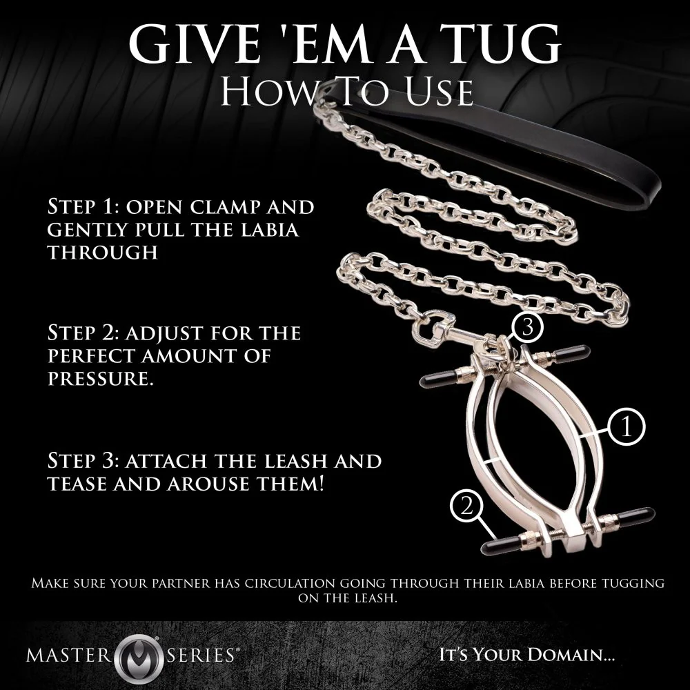 Adjustable Pussy Clamp with Leash - Image 7