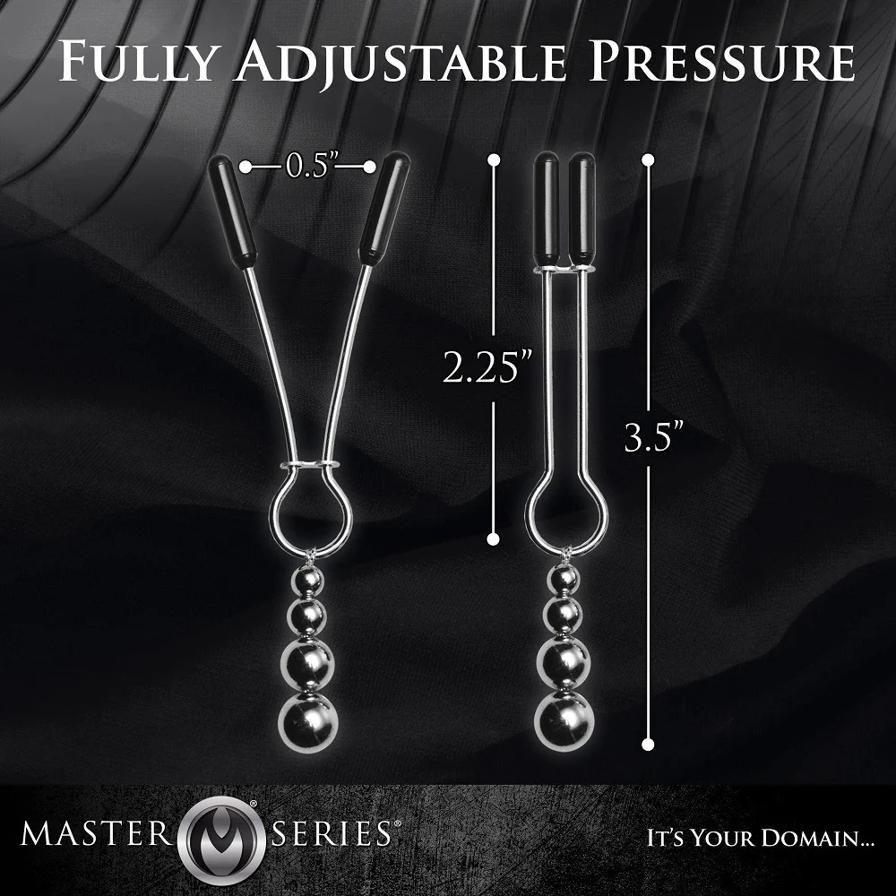 Adorn Triple Bead Nipple Clamp Set - Image 5