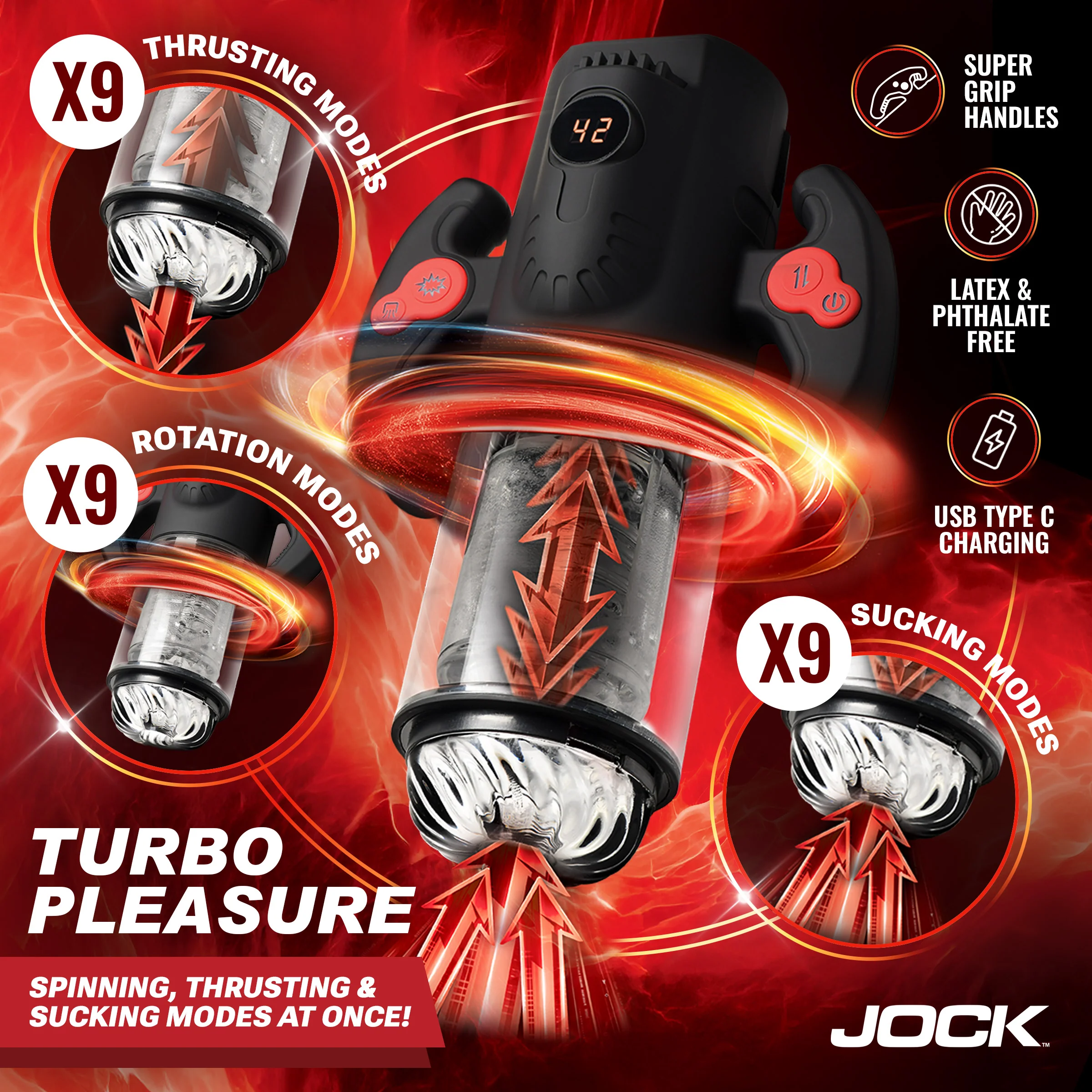 Advanced Turbo Max Spinning, Thrusting, & Sucking Masturbator - Image 3
