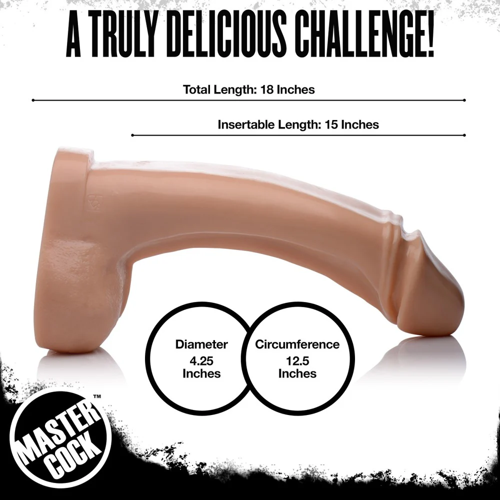 Annihilator Flesh XXXL 18 Inch Dildo - Image 3