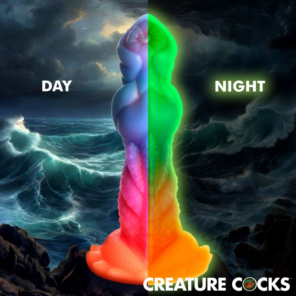Aqua-Cock Glow-In-The-Dark Silicone Dildo - Image 6