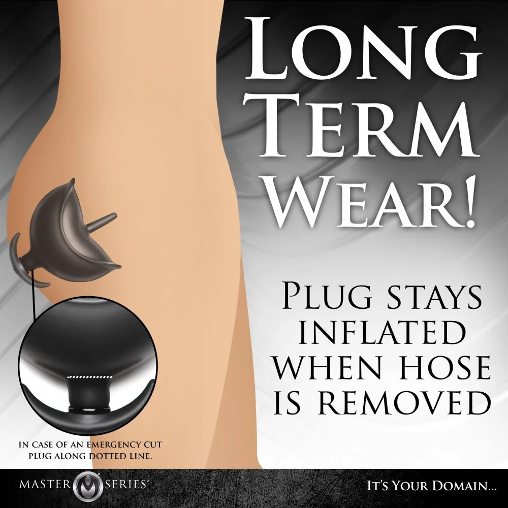 Ass Bound Anchor Inflatable Silicone Anal Plug - Image 9