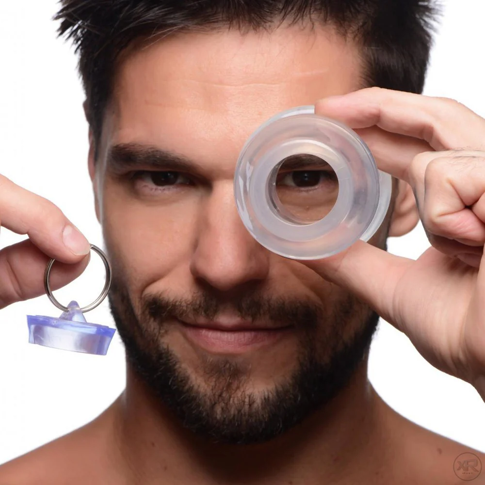 Ass Bung Clear Hollow Anal Dilator with Plug - Image 3