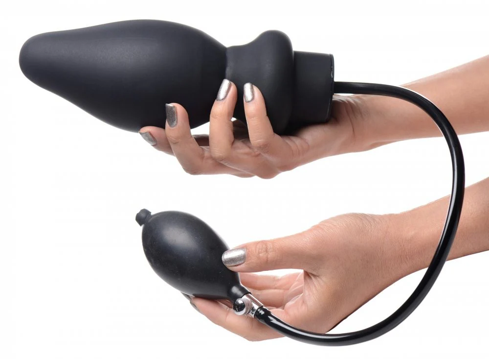 Ass-Pand Large Inflatable Silicone Anal Plug - Image 3