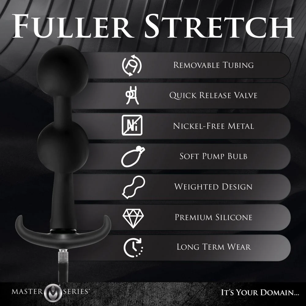 Ass Rattler Weighted Inflatable Silicone Anal Plug - Image 5